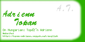 adrienn topan business card